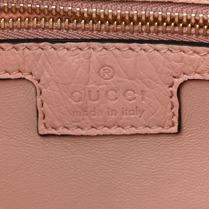 Gucci Snakeskin Ostrich Calfskin Small Jackie 1961 Hobo Pink Multicolor 6 of 11