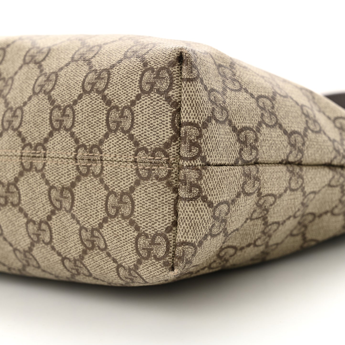 GG Supreme Monogram Small Joy Tote Dark Brown