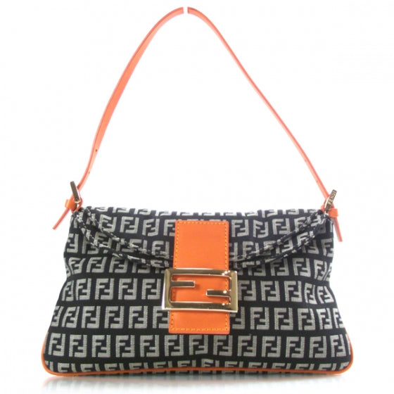 Fendi Zucchino Baguette Orange 1 of 11