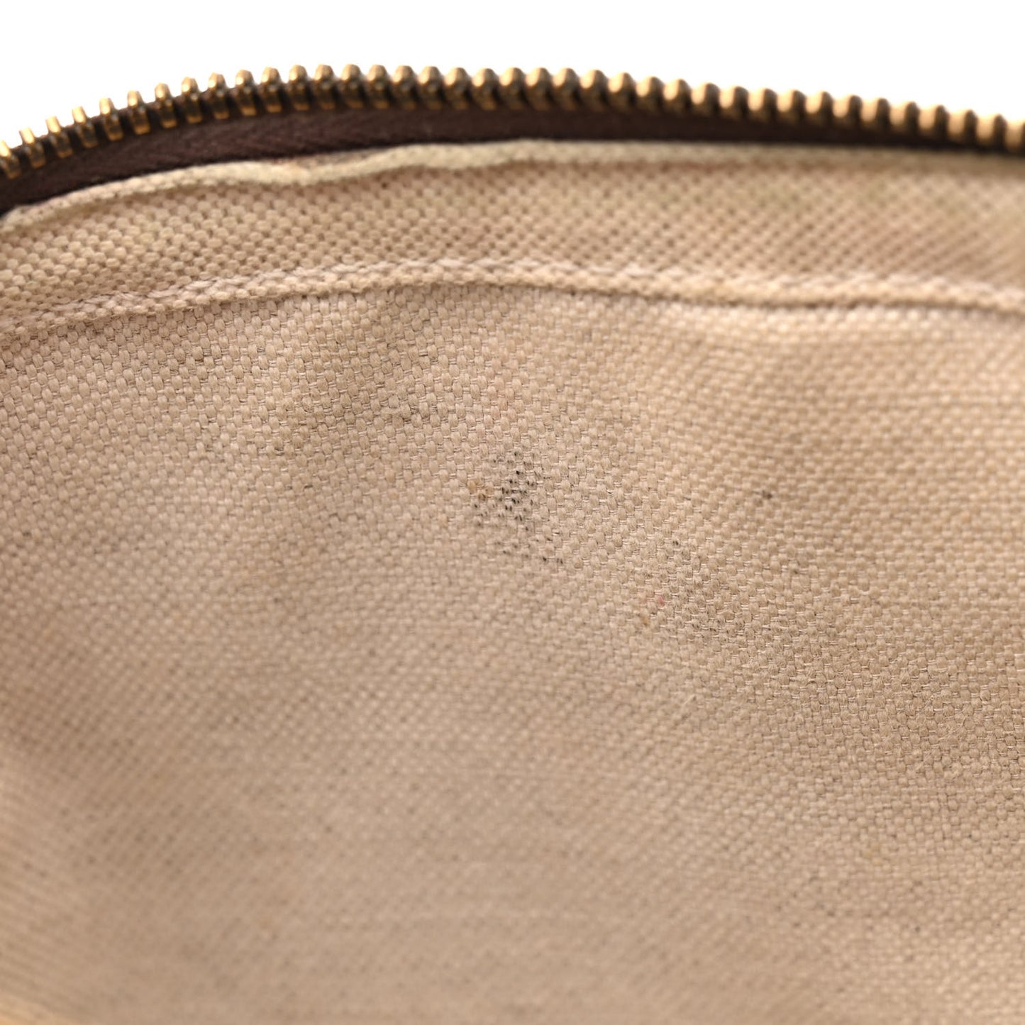 GG Supreme Monogram Textured Dollar Calfskin Web Ophidia Wristlet Shoulder Bag Beige Ebony New Acero