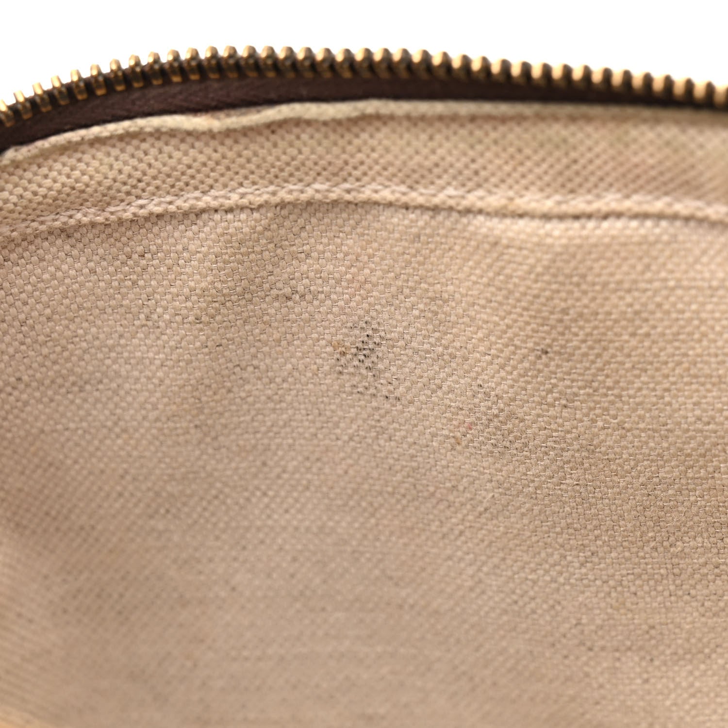 Gucci GG Supreme Monogram Textured Dollar Calfskin Web Ophidia Wristlet Shoulder Bag Beige Ebony New Acero 10 of 16