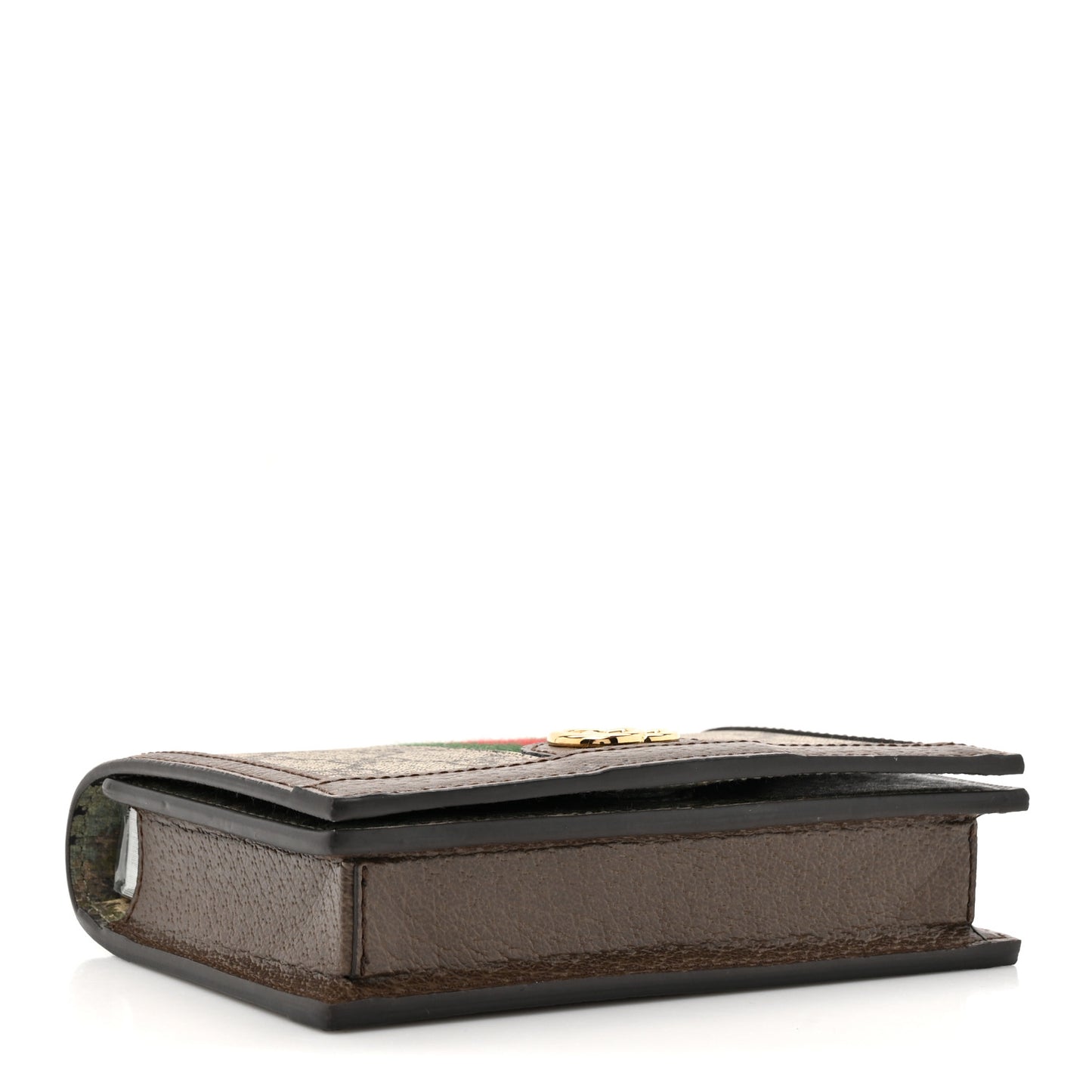 GG Supreme Monogram Web Ophidia Double Playing Card Case Beige New Acero