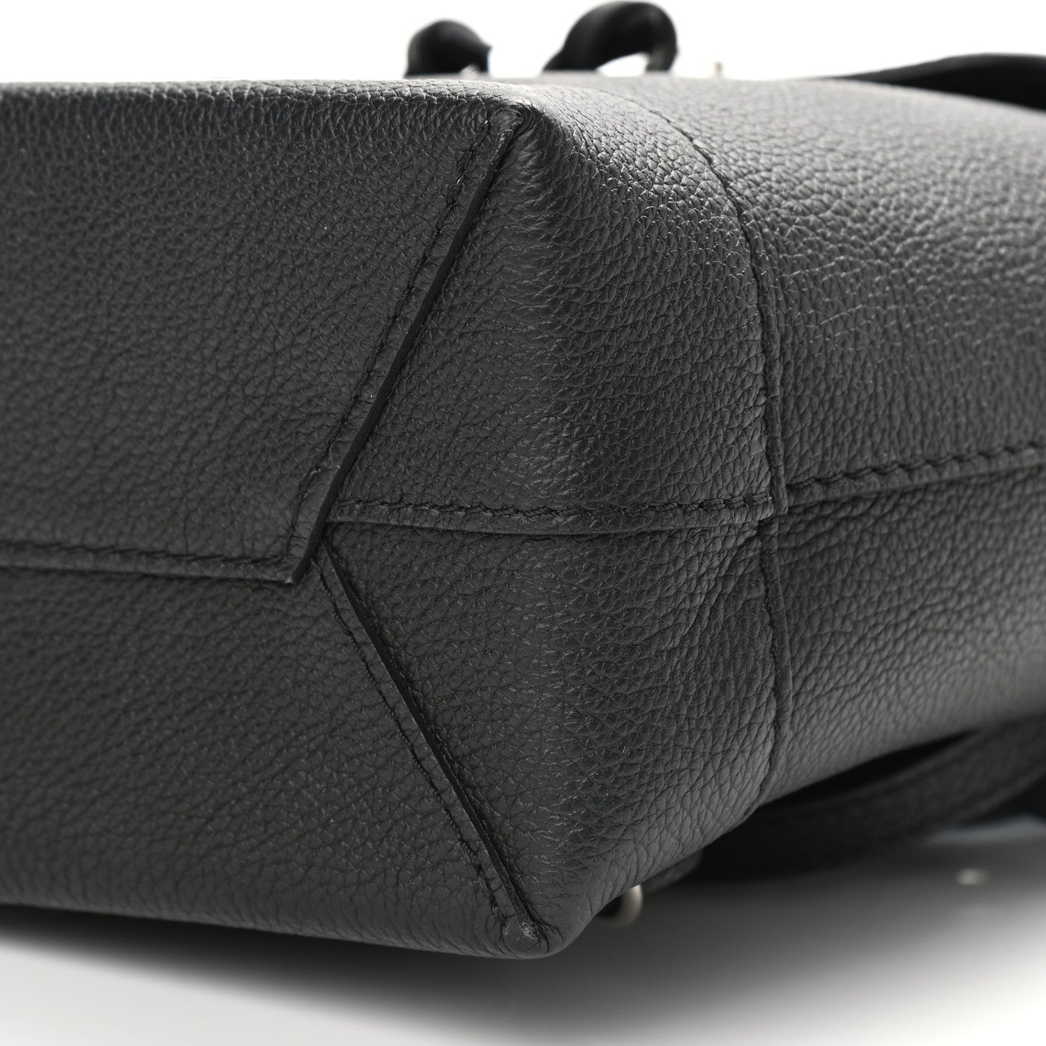 Louis Vuitton Calfskin Lockme Mini Backpack Black 9 of 10