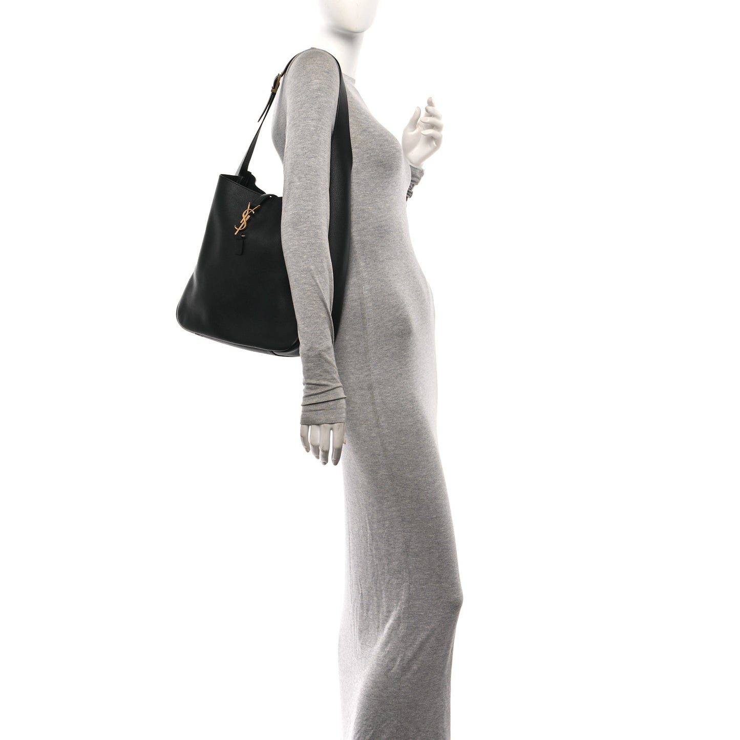 Smooth Calfskin Large Le 5 A 7 Soft Hobo Black