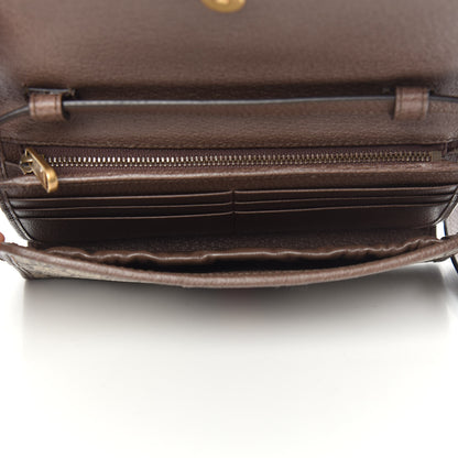 Gucci GG Supreme Monogram Web Ophidia Crossbody Wallet Beige New Acero 5 of 11