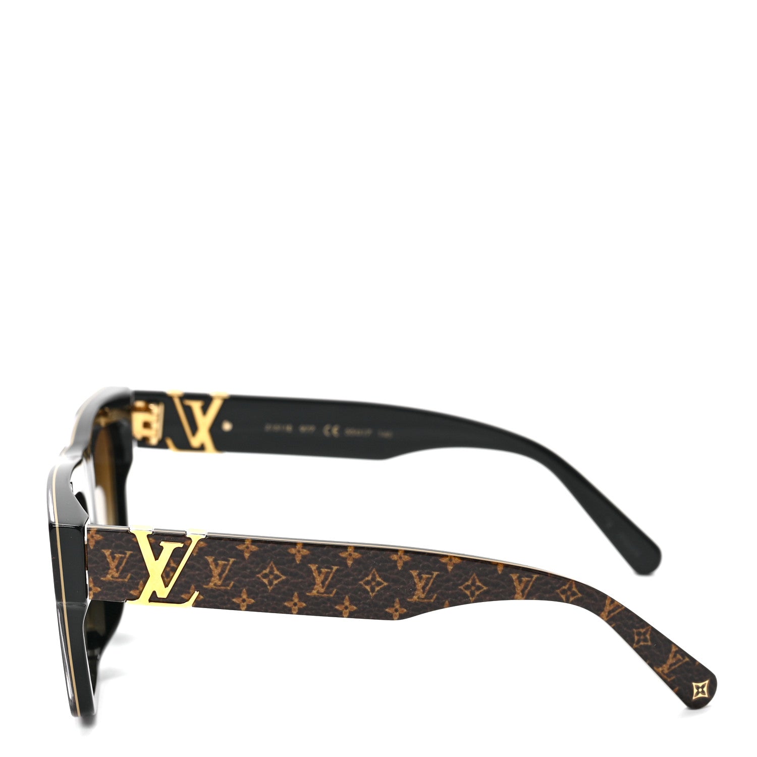 Louis Vuitton Acetate Monogram Sunglasses ZI511E Brown 3 of 6