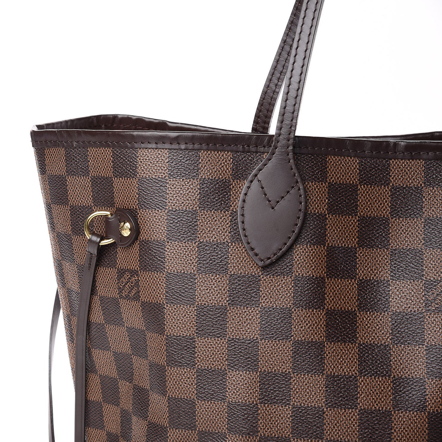 Damier Ebene Neo Neverfull MM Rose Ballerine