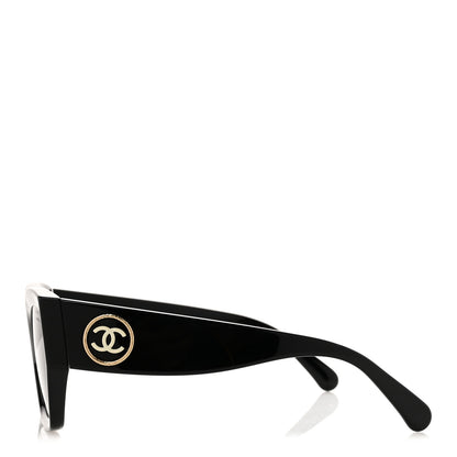 Chanel Acetate Polarized Square Sunglasses 5506 Black 3 of 7