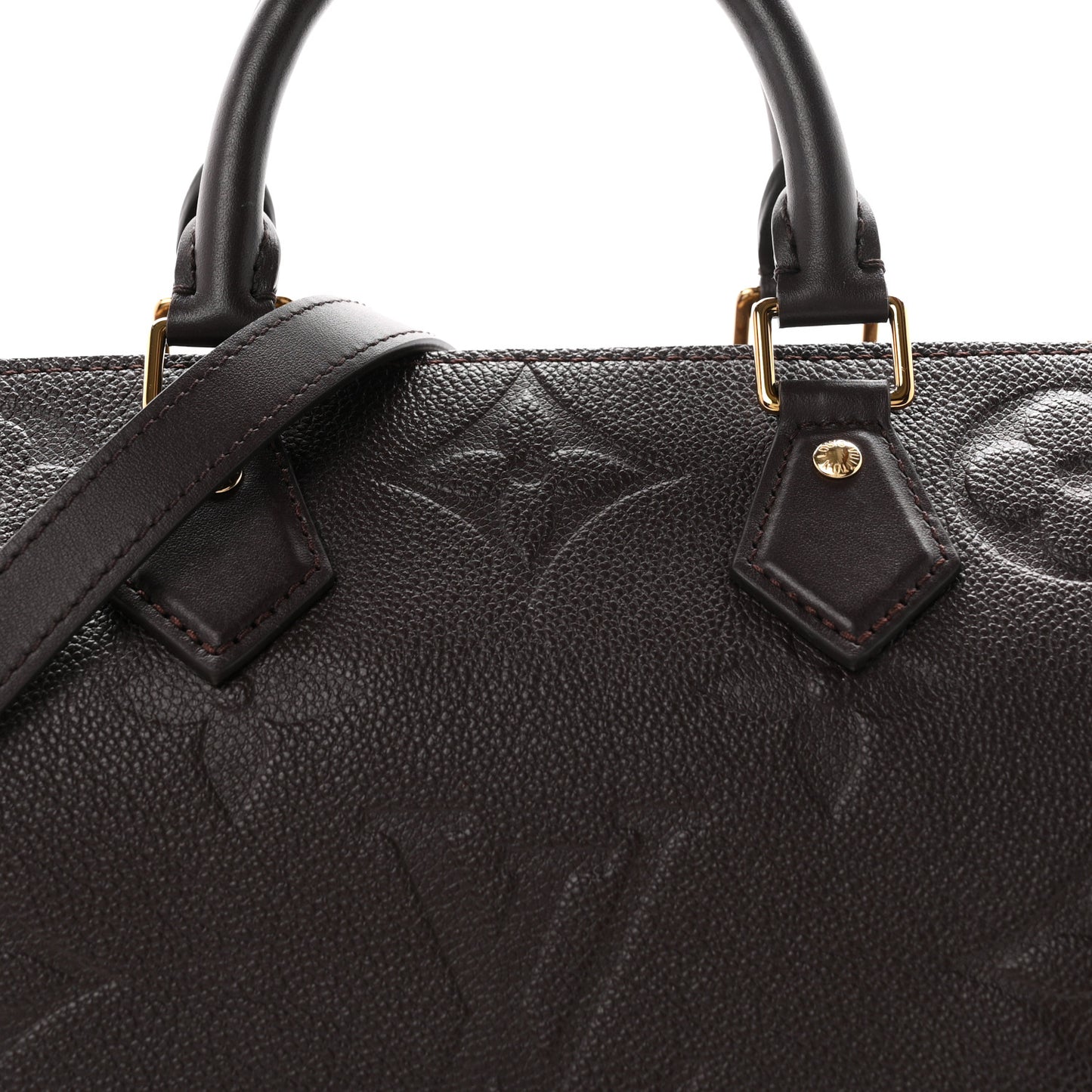 Empreinte Monogram Giant Speedy Bandouliere 25 Chocolate