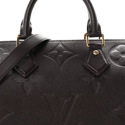 Louis Vuitton Empreinte Monogram Giant Speedy Bandouliere 25 Chocolate 7 of 9