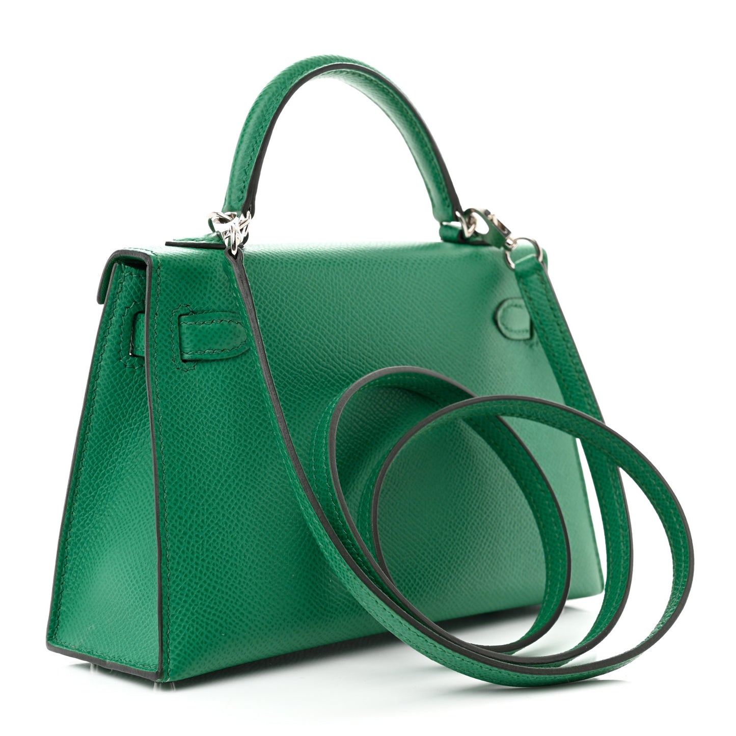 Epsom Mini Kelly Sellier 20 Vert Jade