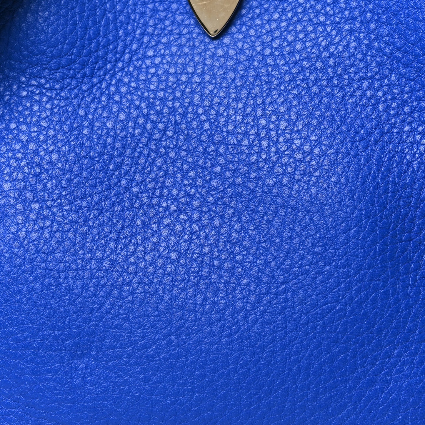 Pebbled Calfskin Mini Rockstud Flip-Lock Messenger Bag Blu Delft