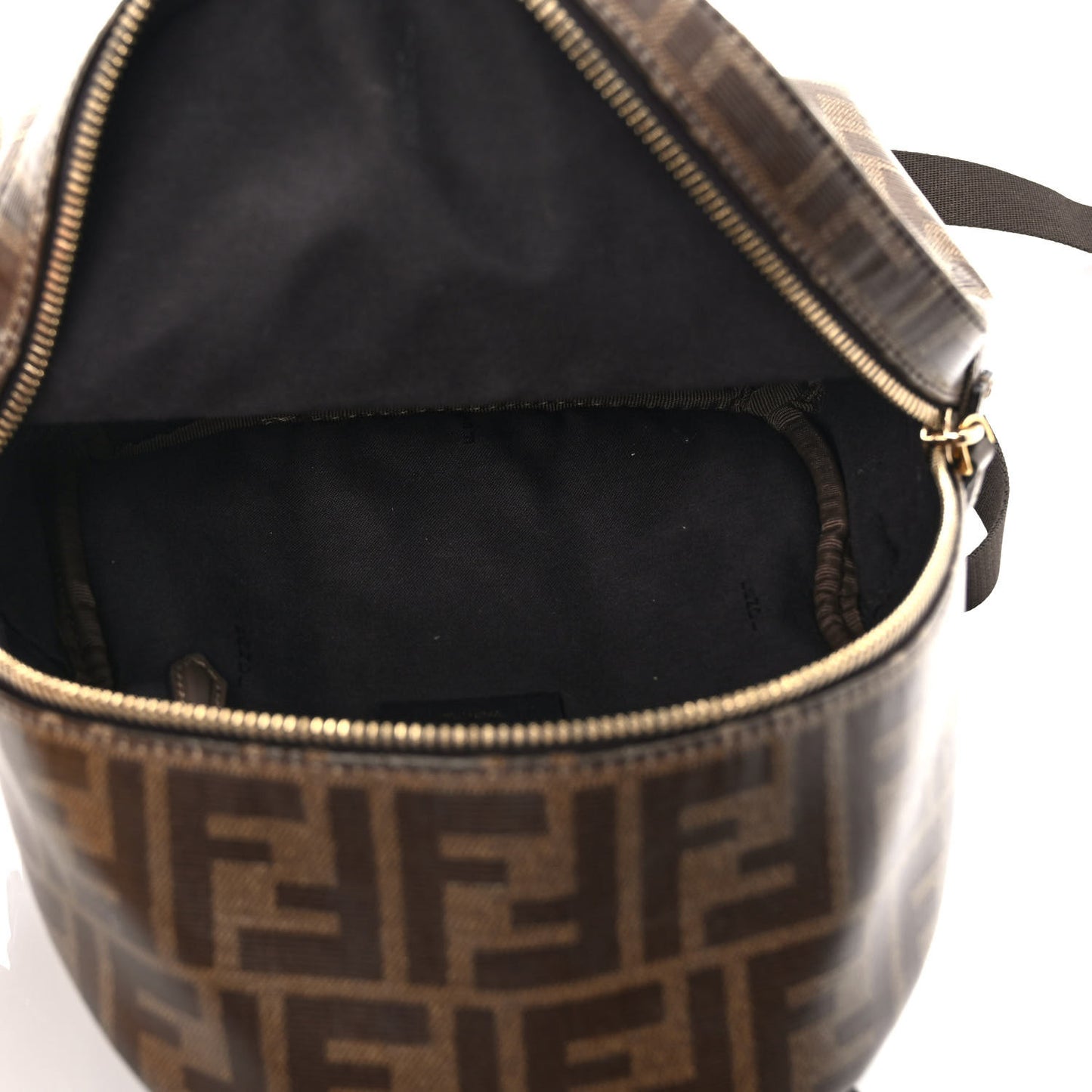 X FILA Glazed Fabric Vitello Century FF 1974 Mania Mini Backpack Mogano Panna Blueberry
