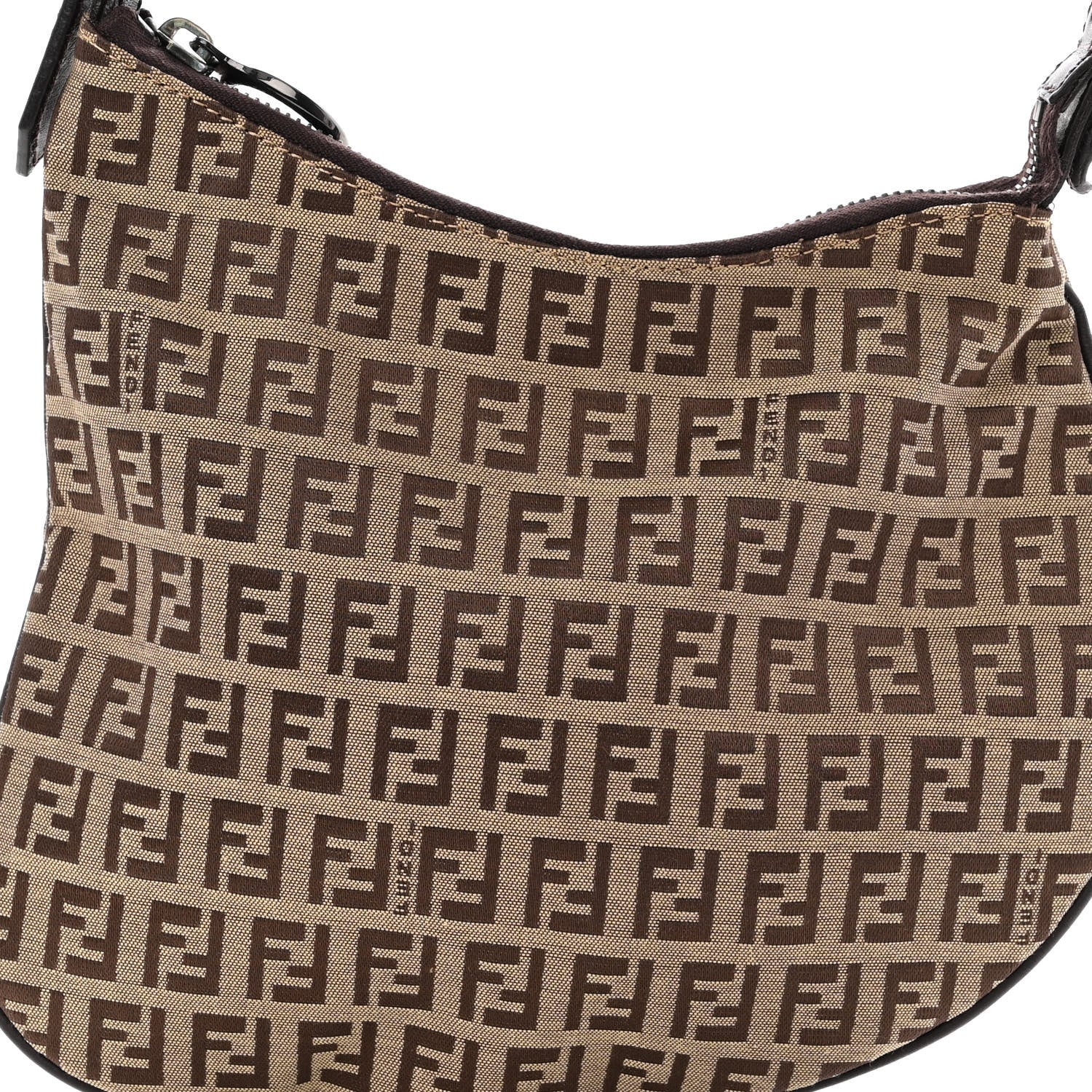 Fendi Zucchino Small Oyster Tobacco 7 of 11