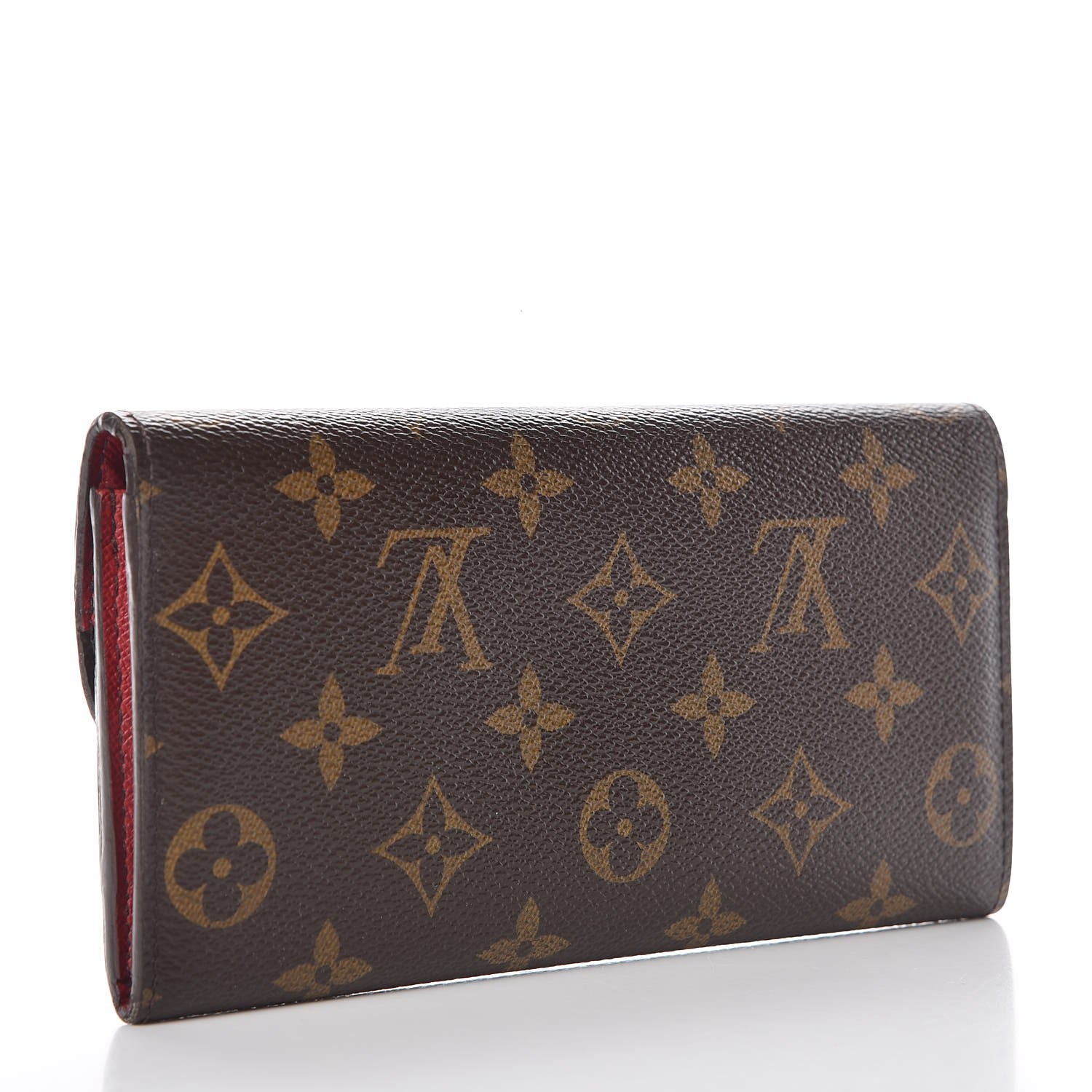 Louis Vuitton Monogram Emilie Wallet Red 3 of 15