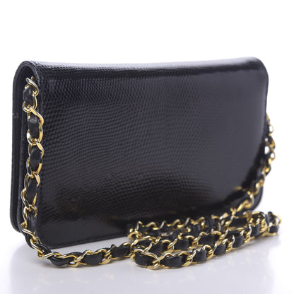 Chanel Lizard Mini Single Flap Black 3 of 14