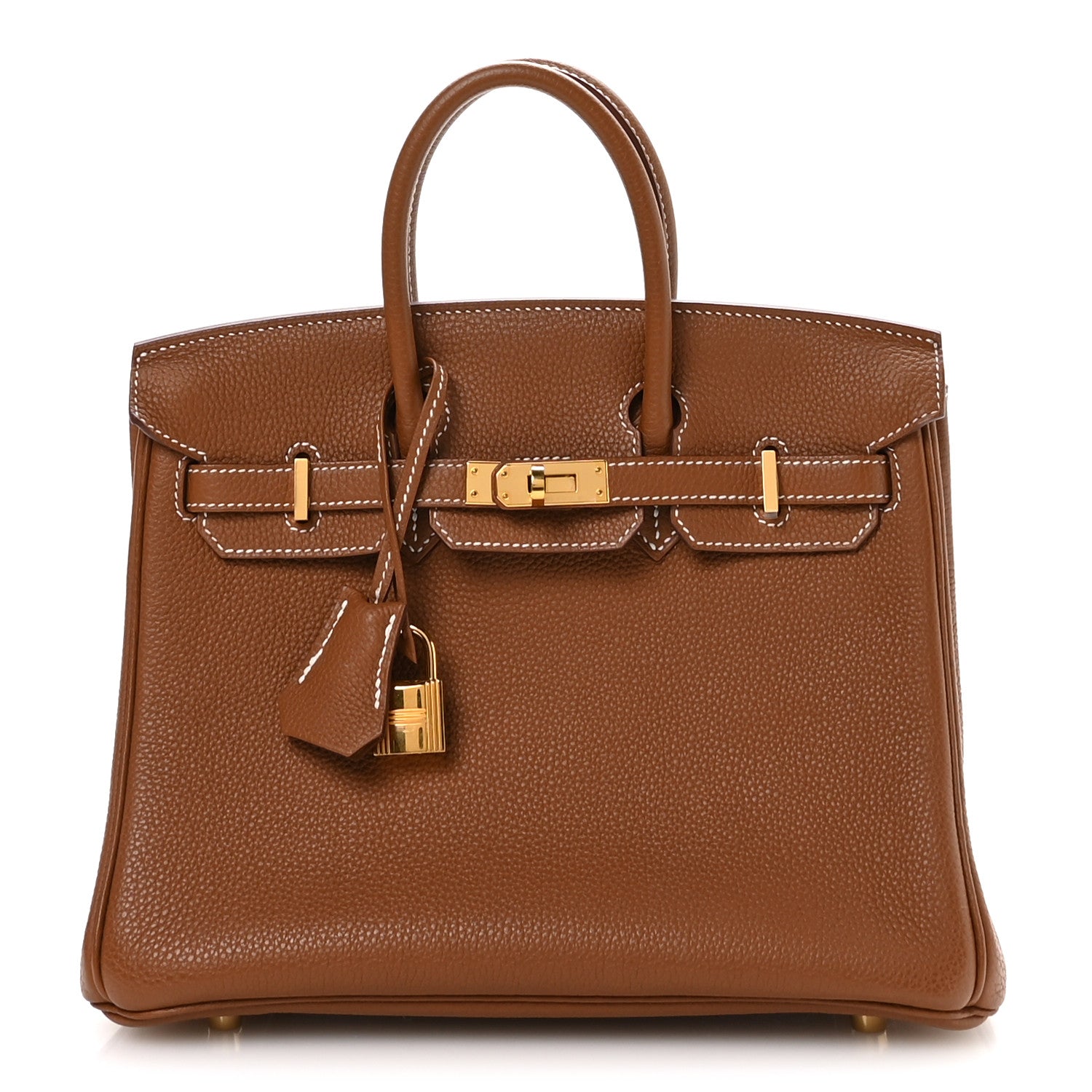 Hermes Togo Birkin 25 Gold 1 of 11