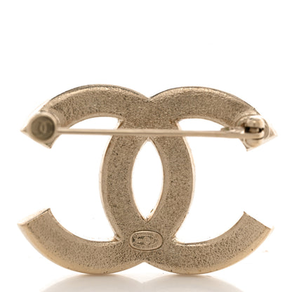 Chanel Crystal Palais Garnier CC Brooch Gold 3 of 4