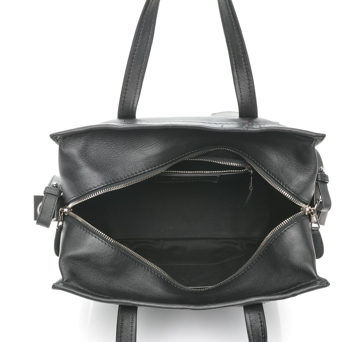 Agneau Small Bazar Shopper Tote Black