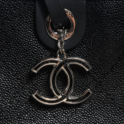 Chanel Grained Calfskin Large Shopping Fever Tote Black 8 of 8