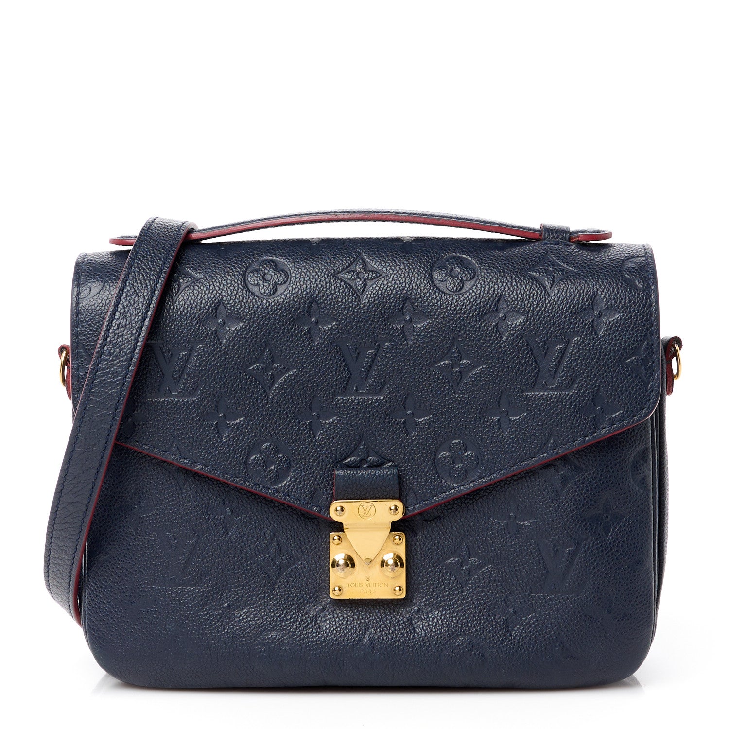 Louis Vuitton Empreinte Pochette Metis Marine Rouge 1 of 17