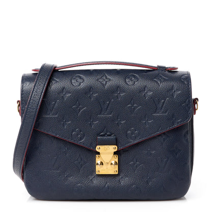 Louis Vuitton Empreinte Pochette Metis Marine Rouge 1 of 17