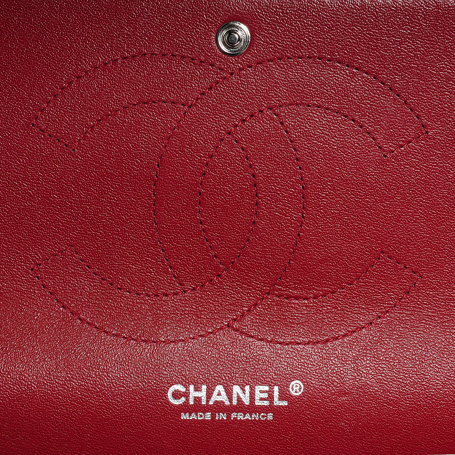 Chanel Lambskin Jumbo Double Flap Red 7 of 8