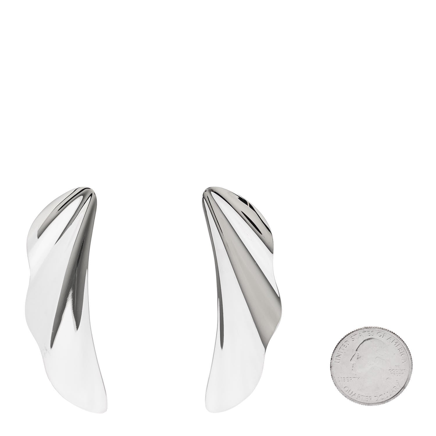 Tiffany Sterling Silver High Tide Earrings 2 of 4