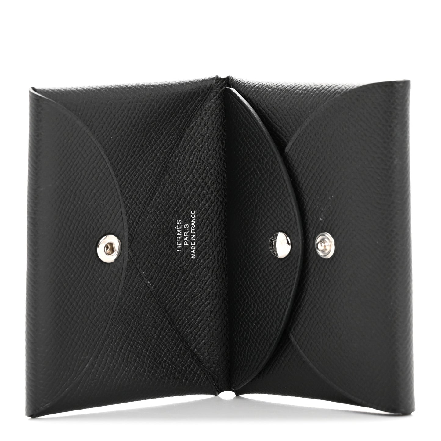 Epsom Calvi Duo Card Case Black