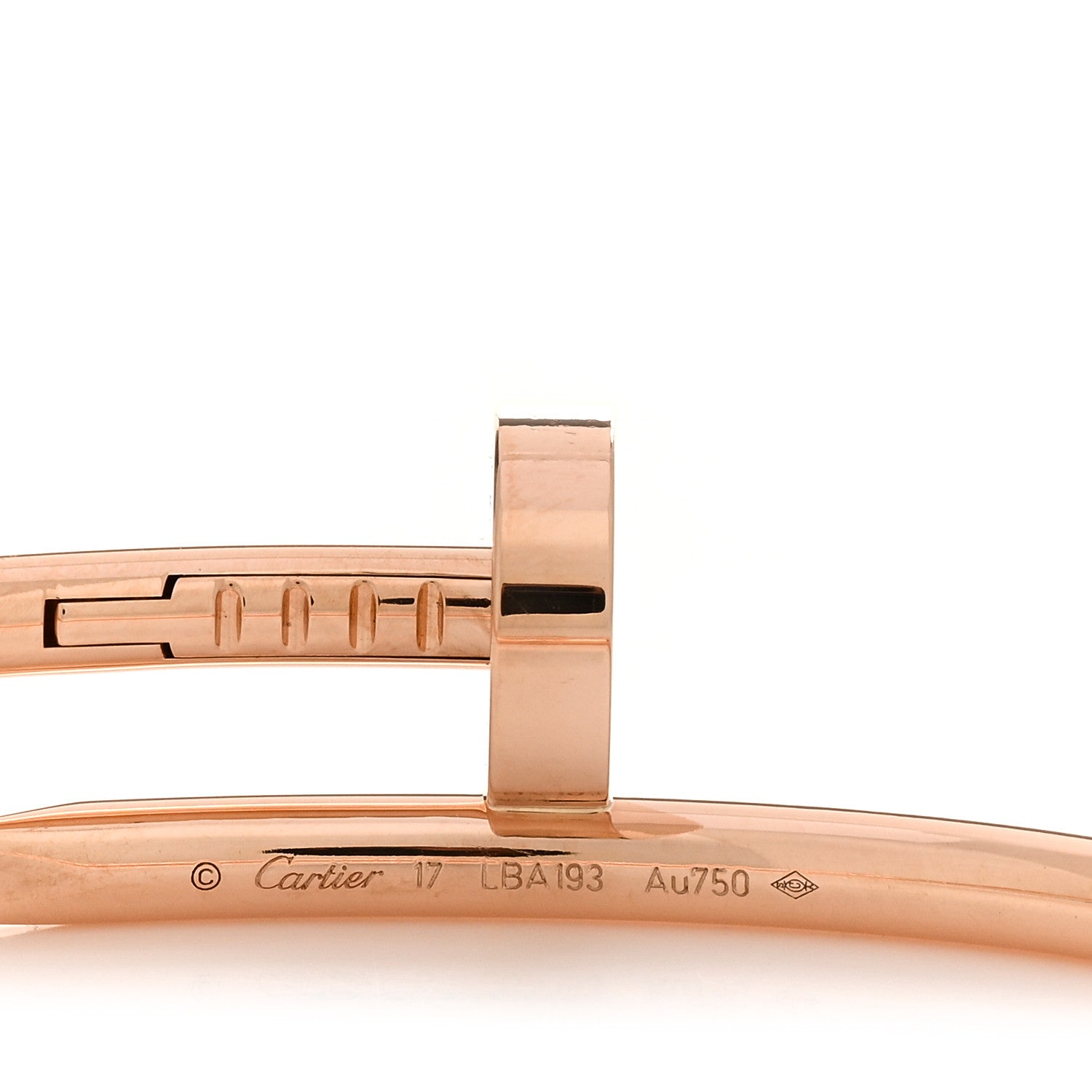 Cartier 18K Pink Gold Juste Un Clou Bracelet 17 3 of 4