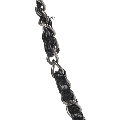 Chanel Crinkled Patent Quilted Jumbo Single Flap Black 11 of 12