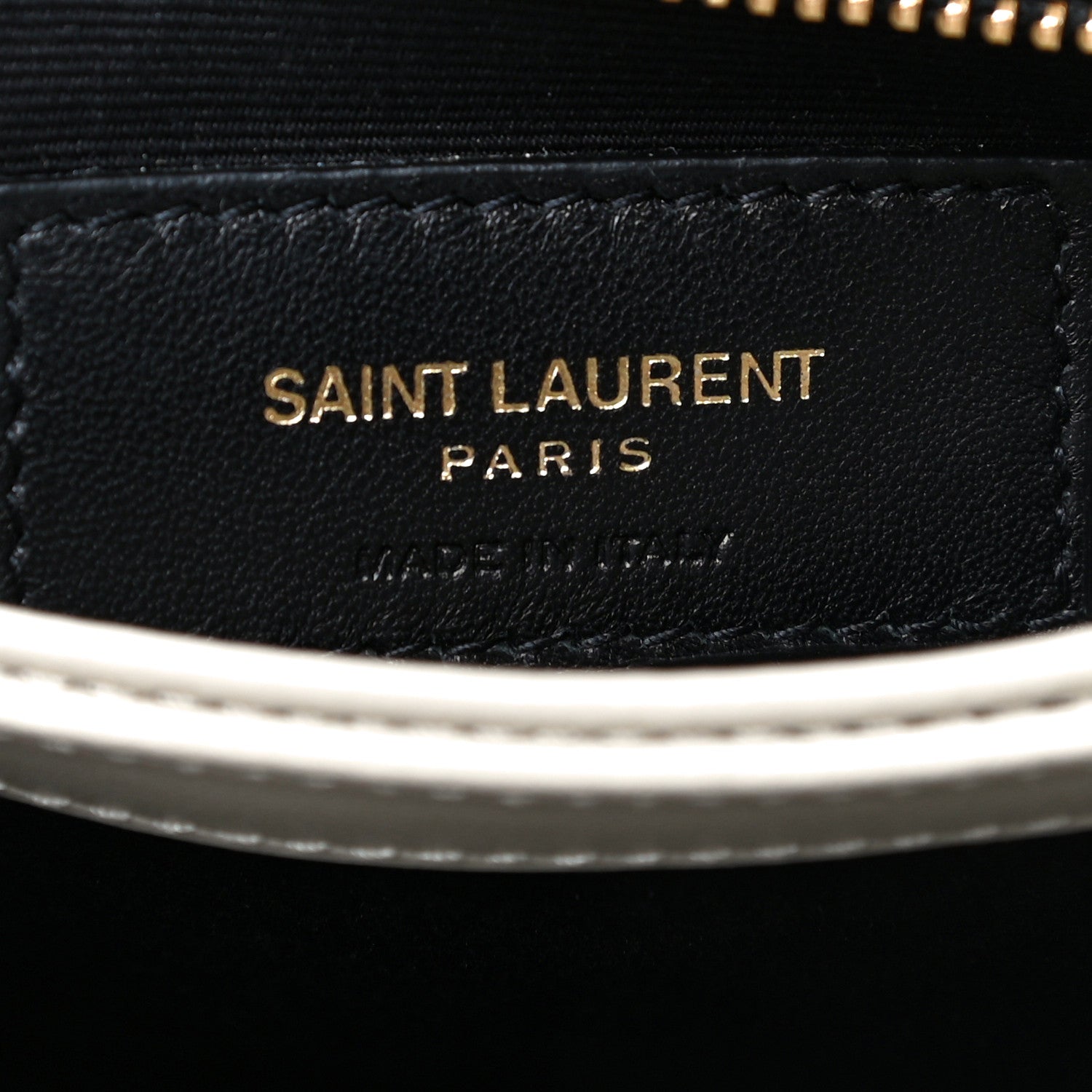 Saint Laurent Calfskin Y Quilted Monogram Toy Loulou Crossbody Bag Ivory 6 of 14