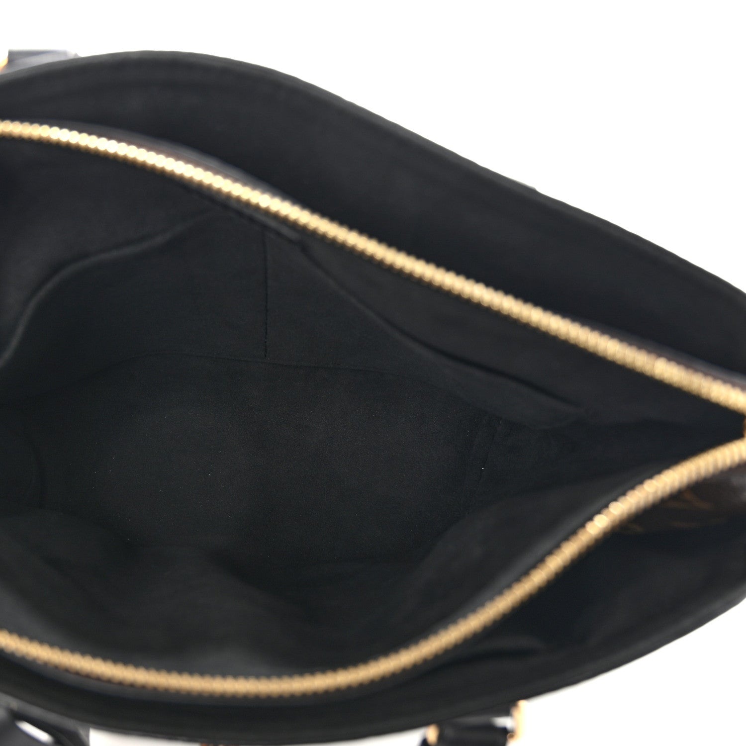 Louis Vuitton Monogram Flower Zipped Tote PM Black 5 of 10