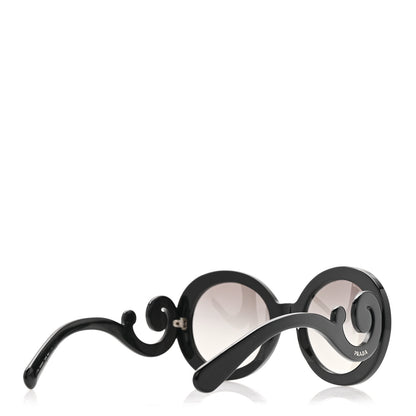 Prada Baroque Sunglasses SPR 27N Black 4 of 7
