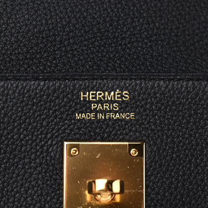 Hermes Togo Kelly Retourne 35 Black 7 of 11