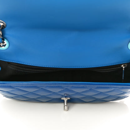 Chanel Patent Quilted Large Coco Shine Flap Blue 4 of 10