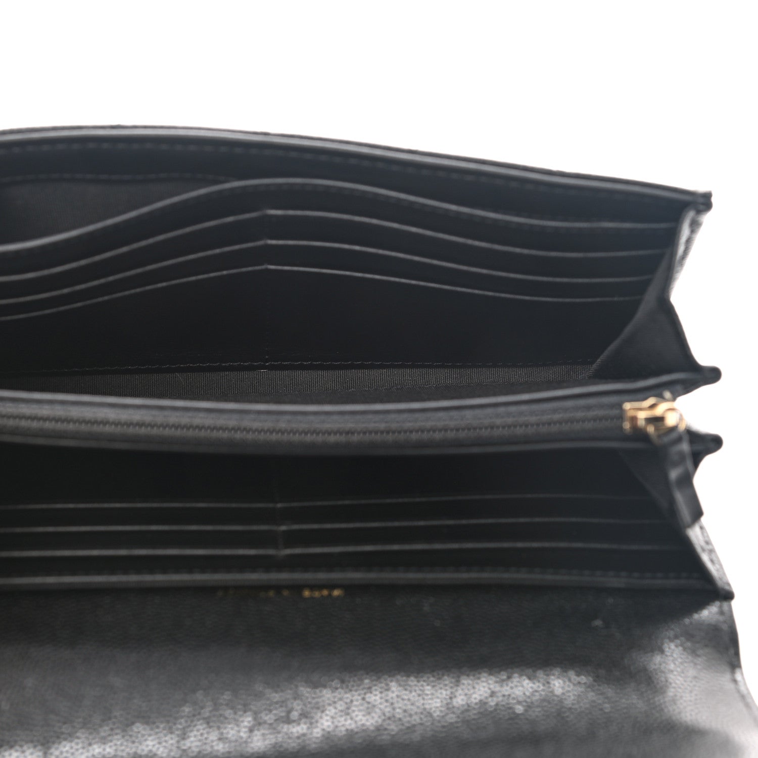 Chanel Caviar Quilted Large Boy Gusset Flap Wallet Black 5 of 8