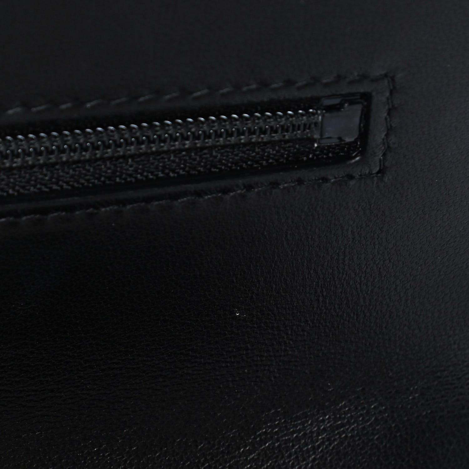 Chanel Lambskin Plexi Quilted Wallet On Chain WOC Black 12 of 14