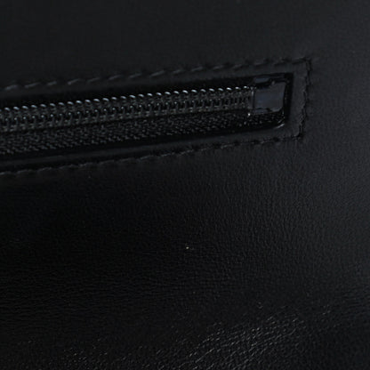 Chanel Lambskin Plexi Quilted Wallet On Chain WOC Black 12 of 14