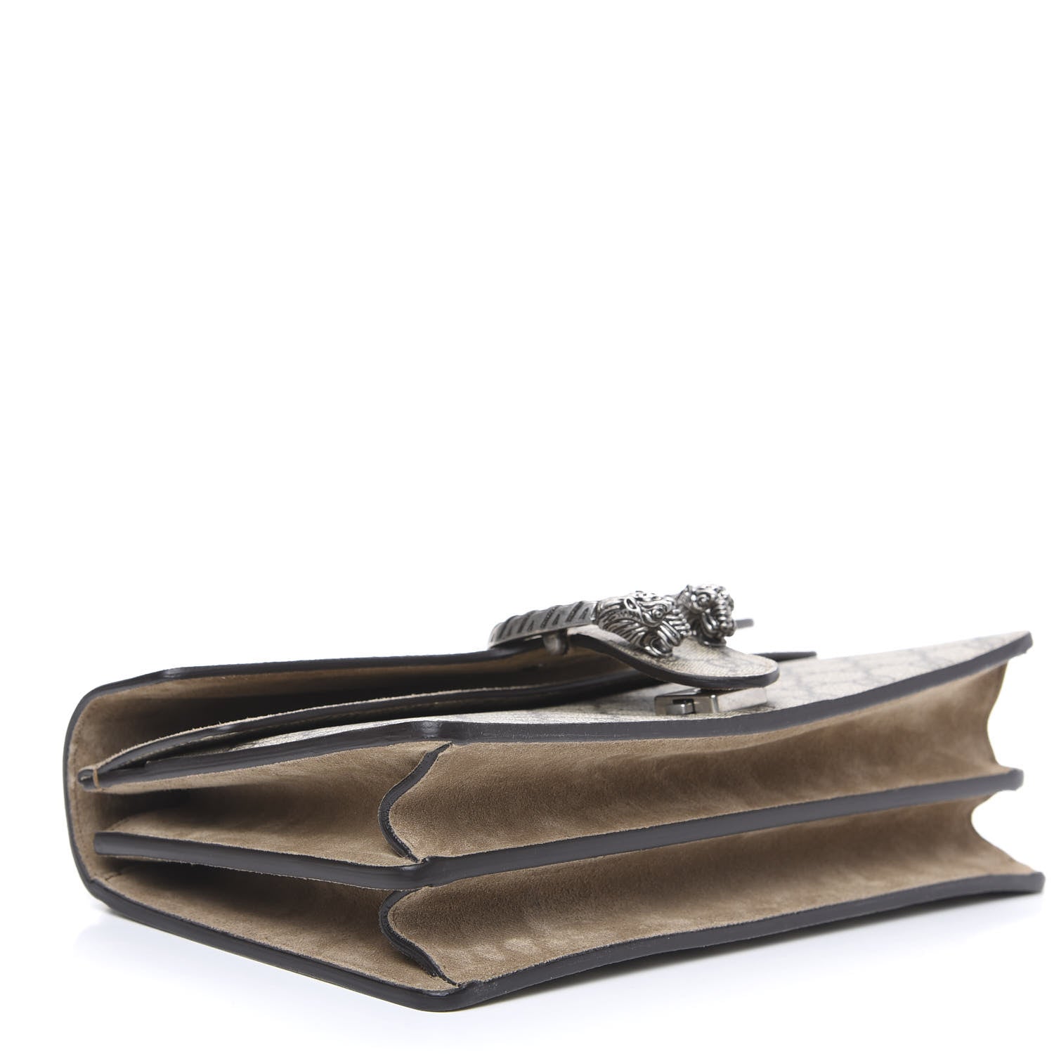 Gucci GG Supreme Monogram Small Dionysus Shoulder Bag Taupe 3 of 10