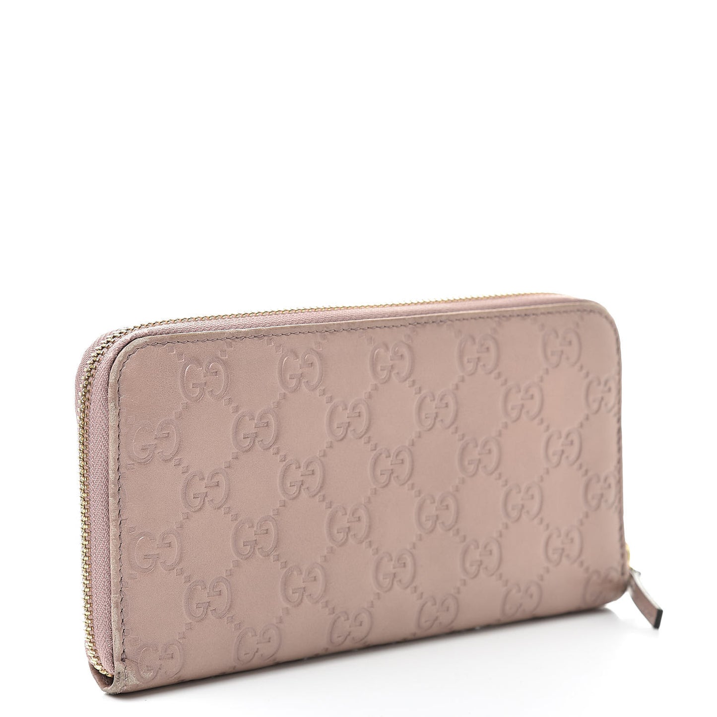 Guccissima Zip Around Wallet Pink