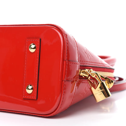 Louis Vuitton Vernis Alma BB Cherry 7 of 11