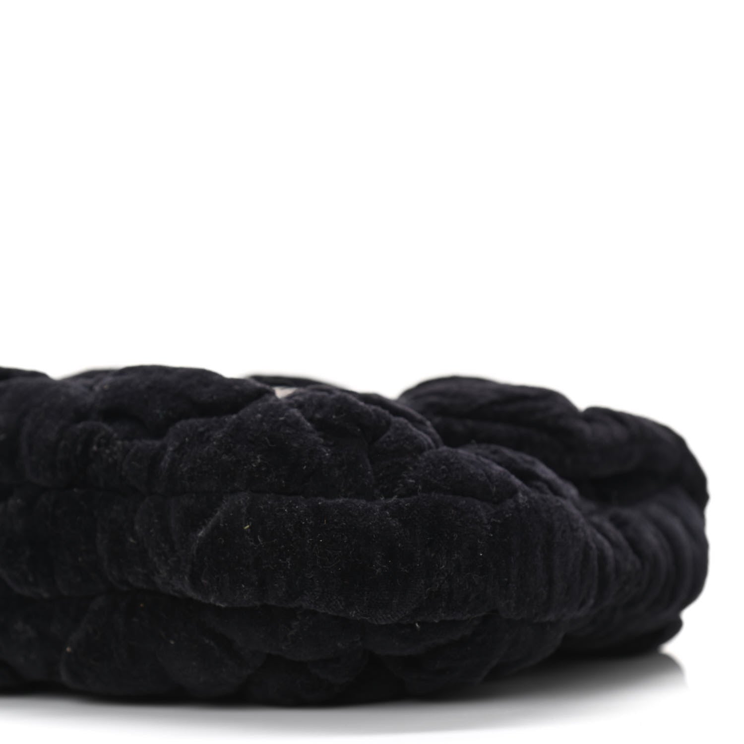 Chanel Velvet Mini Bubble Quilt Flap Black 8 of 8