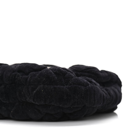 Chanel Velvet Mini Bubble Quilt Flap Black 8 of 8