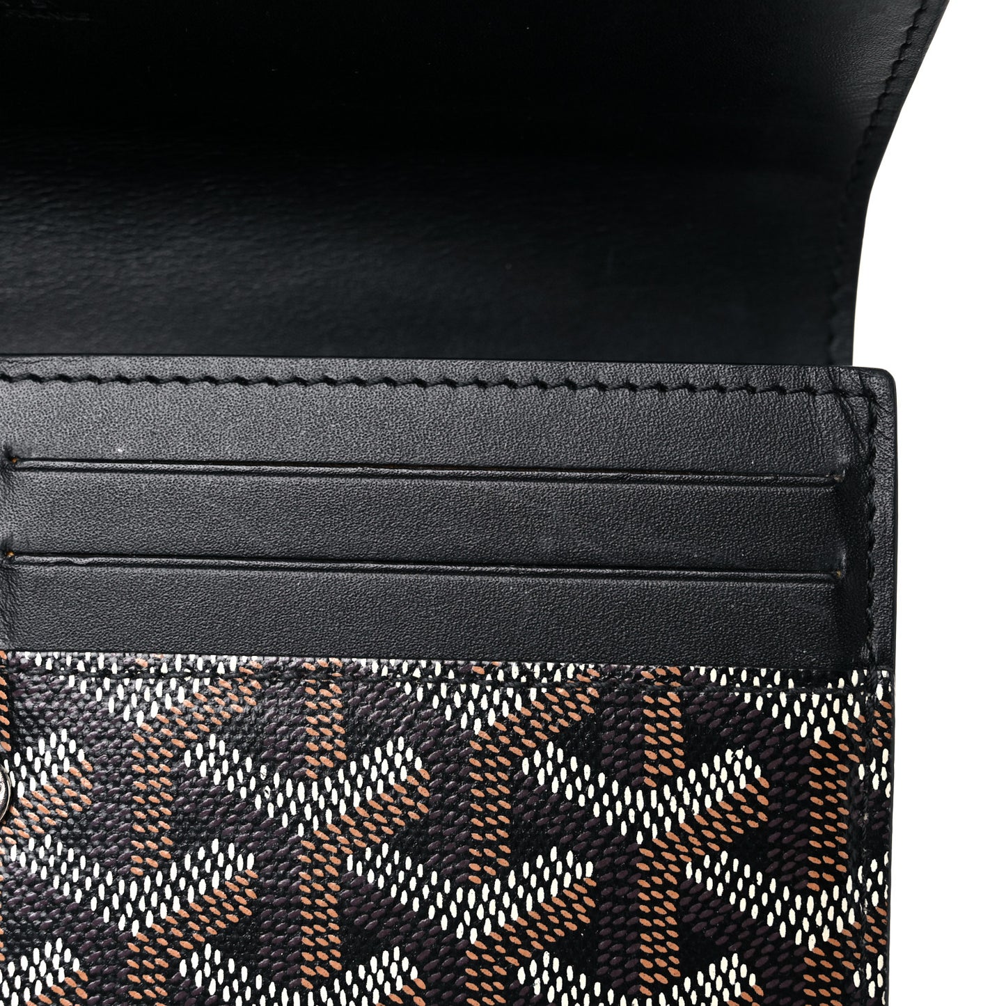 Goyardine Varenne Long Wallet Black