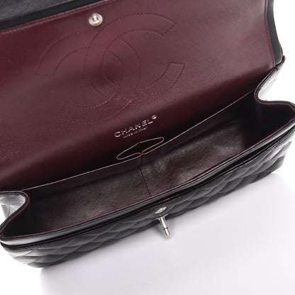 Chanel Lambskin Quilted Jumbo Double Flap Black 5 of 8