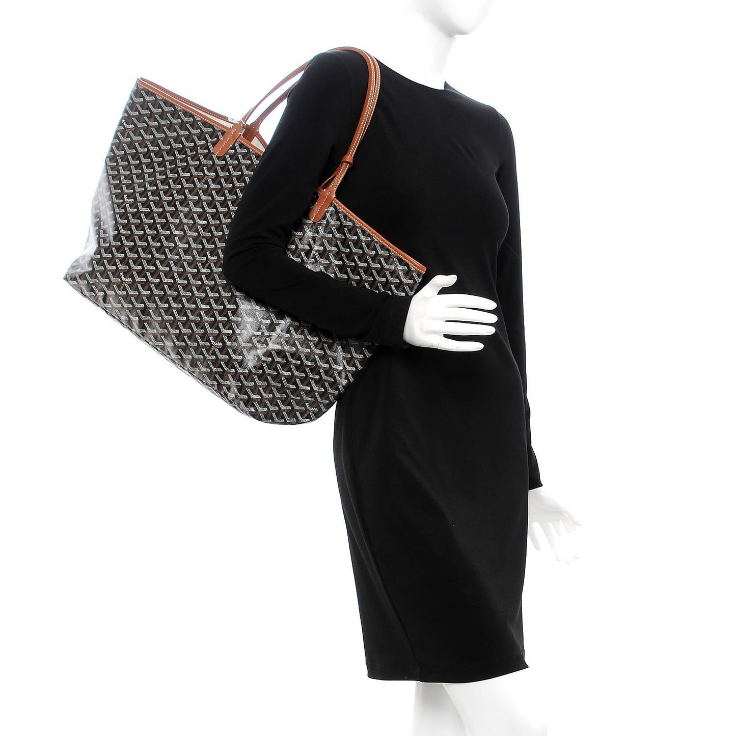 Goyardine Saint Louis GM Black Gold
