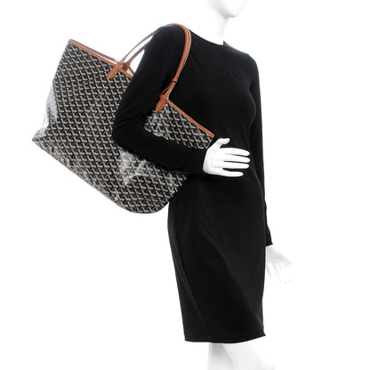 Goyard Goyardine Saint Louis GM Black Gold 2 of 9