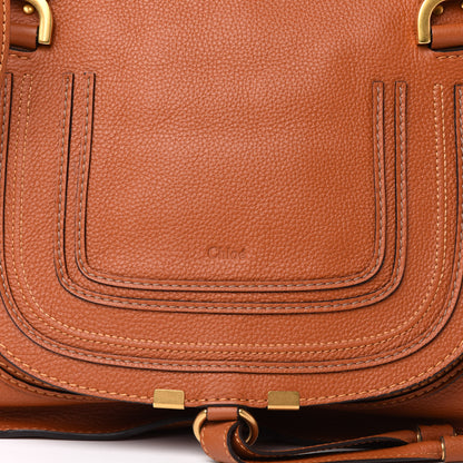 Chloe Calfskin Medium Marcie Satchel Tan 12 of 12