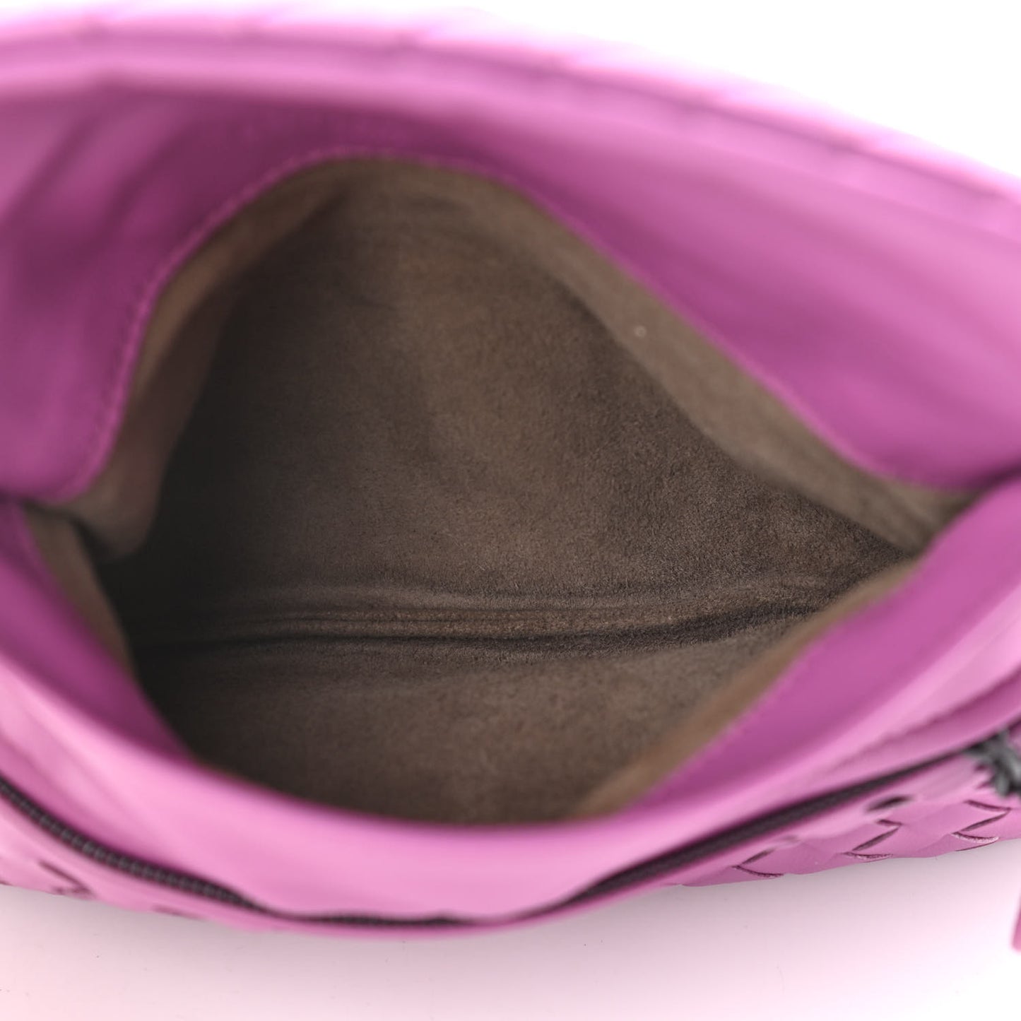 Nappa Intrecciato Mini Messenger Bag Peony